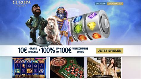  europa casino bonus ohne einzahlung